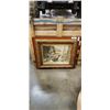 Image 1 : VINTAGE FRAMED LOGGING PHOTOGRAPH