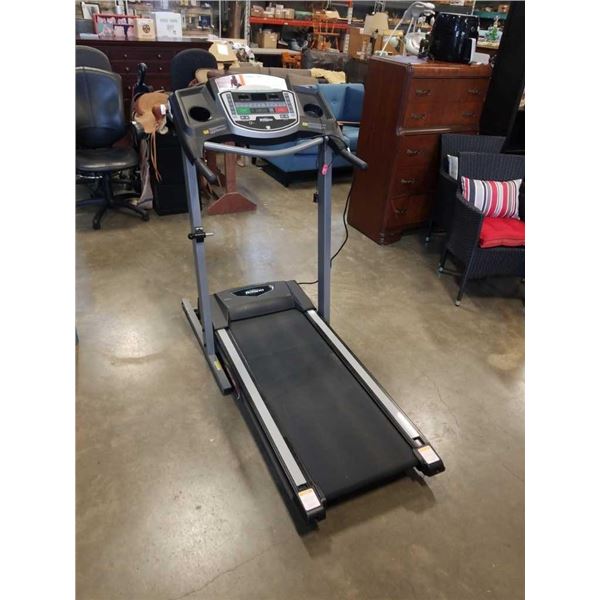 TEMPO FITNESS ELECTRIC FOLDING TREADMILL WORKING