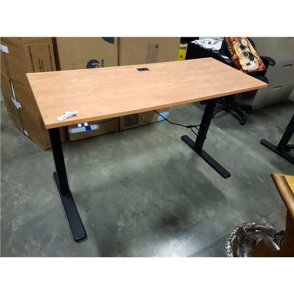 ELECTRIC ADJUSTABLE HEIGHT DESK 60" X 24" WORKING