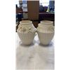 Image 2 : 2 IRISH BALEEK VASES