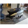 Image 2 : 48V ELECTRIC SCOOTER HAS POWER AND CHARGER, SHELL HAS DAMAGE INCLUDES KEY AND 2 SIDE MIRRORS