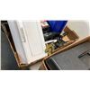 Image 3 : 2 BOXES OF AIR HOSE, DEWALT TABLE COVER, TOOLS AND MORE