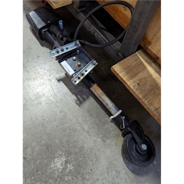 ELECTRIC TRAILER JACK WITH WHEEL REQUIRES 7 PIN TRAILER PLUG