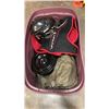 Image 3 : LARGE TOTE OF TENT, RAINSUIT, MSR CAMP  DISHWARE AND MORE