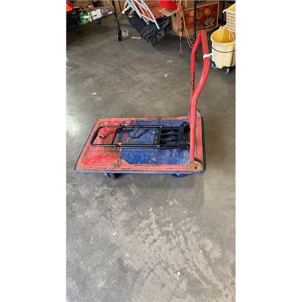 FOLDING PLATFORM CART AND DOLLY