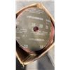 Image 8 : 2 BOXES AND BIN OF SANDING DISCS, AIR HOSES AND STEEL TOE SIZE NINE BOOTS