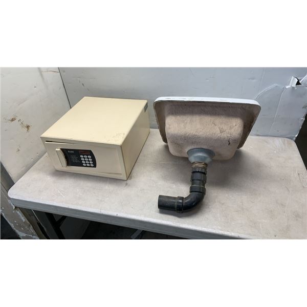 ELSAFE ELECTRONIC HOTEL SAFE AND SINK