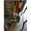 Image 3 : 2 BUNDLES OF GARDEN TOOLS, RAKES, SHOVEL, PRUNER