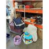 Image 1 : MOUNTAIN BUGGY BASSINET WITH BUMBO SEAT, EXERSAUCER AND ARM PILLOW