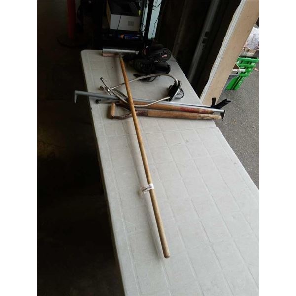 SQUEEGEE, GRABBER, TOOL HANDLES, FAUCET AND ROLLER BLADES