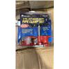 Image 2 : CASE OF 2 PICE 3/4 INCH HEAVY DUTY PIPE CLAMP SETS