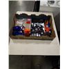 Image 1 : BOX OF FERRO ROD STARTER KITS, MAGNESIUM STARTERS AND WATERPROOF CONTAINERS