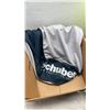 Image 2 : SCHUBERTH SIZE XL MOTORCYCLE HELMET AND SCOTT HIGH VIS YELLOW RAIN JACKET