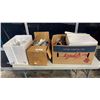 Image 1 : 3 BOXES OF PPE, HEAD BAND, AND GOGGLES