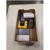Image 1 : TRAY OF POWER BANKS, WALKMAN, OUTLET SPLITTER AND MORE