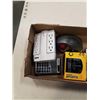 Image 2 : TRAY OF POWER BANKS, WALKMAN, OUTLET SPLITTER AND MORE