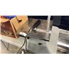 Image 2 : BOX OF TOOLS, SHOP SUPPLIES, WORK LIGHT AND TILE SAW