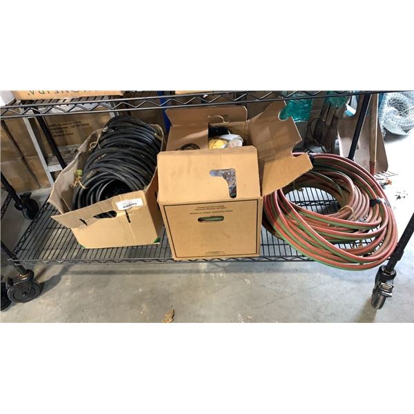 LOT OF WELDING HOSE AND OTHER LINES