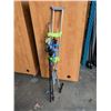 Image 1 : LOT OF ADJUSTABLE WALKING STICKS, CRUTCHES AND MORE