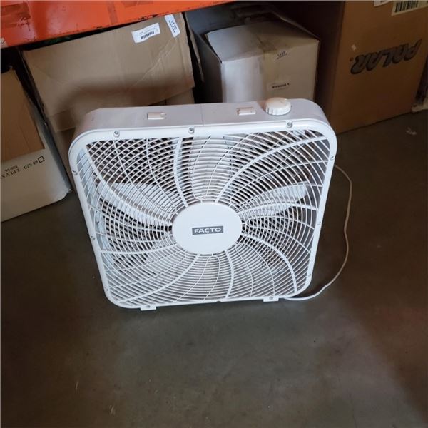 WHITE BOX FAN