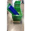 Image 2 : 7 STACKING TOTES WITH PARTS BIN AND TRAY