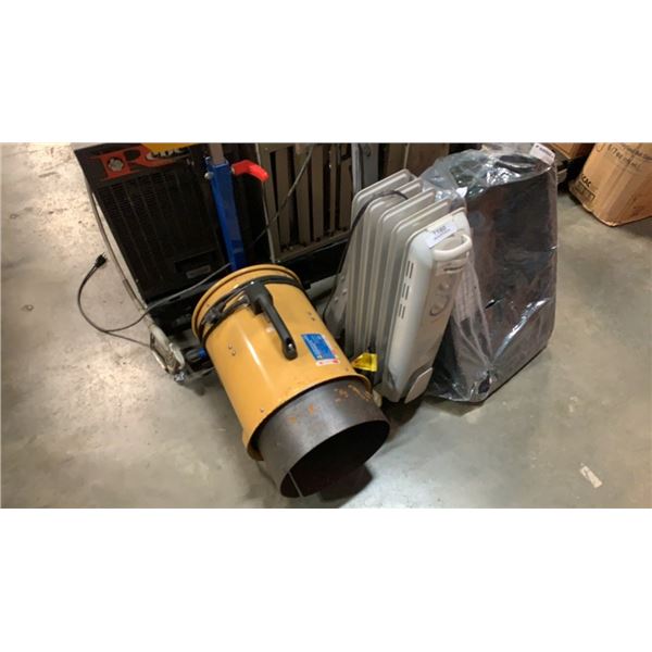 12 IN CONFINED SPACE AIR VENTILATOR AND OIL HEATER