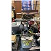 Image 1 : VINTAGE BACKPACK SPRAYER AND BEAVER PLANER ON STAND
