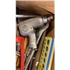 Image 3 : BOX OF TOOLS AND LARGE WRENCHES