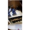 Image 3 : 2 BOXES OF WIRE BRUSH WHEELS, GRINDING WHEELS, SAFETY GLASSES