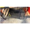 Image 2 : TENNIS / VOLLEYBALL NET AND FOLDING ROCKING PATIO CHAIR