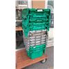 Image 1 : 14 STACKING TOTES WITH BUILT IN LIDS