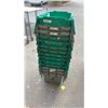 Image 1 : 14 STACKING TOTES WITH BUILT IN LIDS