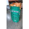 Image 1 : 14 STACKING TOTES WITH BUILT IN LIDS