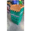 Image 2 : 14 STACKING TOTES WITH BUILT IN LIDS