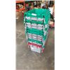 Image 1 : 14 STACKING TOTES WITH BUILT IN LIDS
