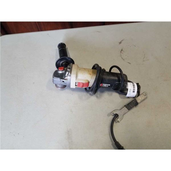 PORTER CABLE ANGLE GRINDER - TESTED WORKING