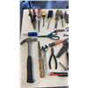 Image 3 : TOOLBAG WITH TOOLS, CHISELS, SCREWDRIVERS, HAMMER, HEX WRENCHES, MEASURING TAPE