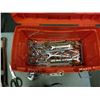 Image 4 : HOME DEPOT TOOLBOX WITH CONTENTS, TOOLS, HAMMERS, WOOD PLANE, PRY BAR