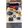 Image 1 : DEWALT 18V CORDLESS TOOL SET - INCLUDES CIRCULAR SAW, DRILL, BATTERY AND CHARGER - TESTED WORKING