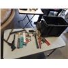 Image 1 : ROLLING TOOLBOX WITH CONTENTS INCLUDING HAMMERS, PLIERS, HAND TOOLS