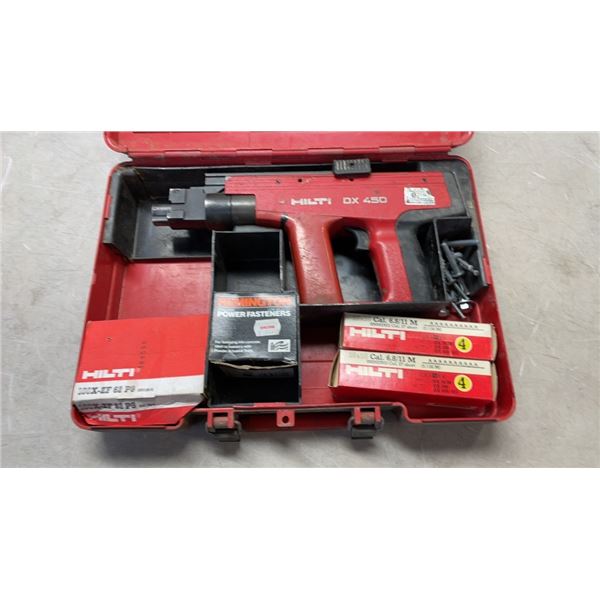 HILTI DX450 POWDER FASTENERS