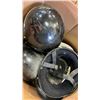 Image 2 : BOX OF HELMETS - MOTORCYCLE AND DIRT BIKE
