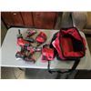 Image 1 : MILWAUKEE M18 CORDLESS TOOL SET - INCLUDES HACKZALL, IMPACT DRIVER, DRILL / DRIVER, M18 RED LITHIUM 