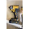 Image 3 : DEWALT 20VMAX CORDLESS TOOL SET - INCLUDES ANGLE GRINDER, DRILL, IMPACT GUN, 1 BATTERY AND CHARGER