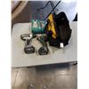 Image 1 : MAKITA 18V CORDLESS TOOL SET INCLUDES IMPACT GUN, DRILL, 2 BATTERIES AND CHARGER - TESTED WORKING