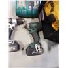 Image 3 : MAKITA 18V CORDLESS TOOL SET INCLUDES IMPACT GUN, DRILL, 2 BATTERIES AND CHARGER - TESTED WORKING