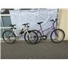 Image 1 : PURPLE NEXT BIKE AND WHIITE ROCKY MOUNTAIN BIKE