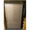 Image 1 : Wardrobe Grey 78H x 40W x 23D