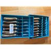 Image 1 : Birks Elkhorn Handle Steak Knife Set 16 Pieces
