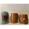 Image 1 : Wood & German Beer Steins